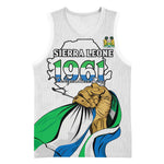 Personalised Happy Independence Sierra Leone Basketball Jersey April 27th LT15