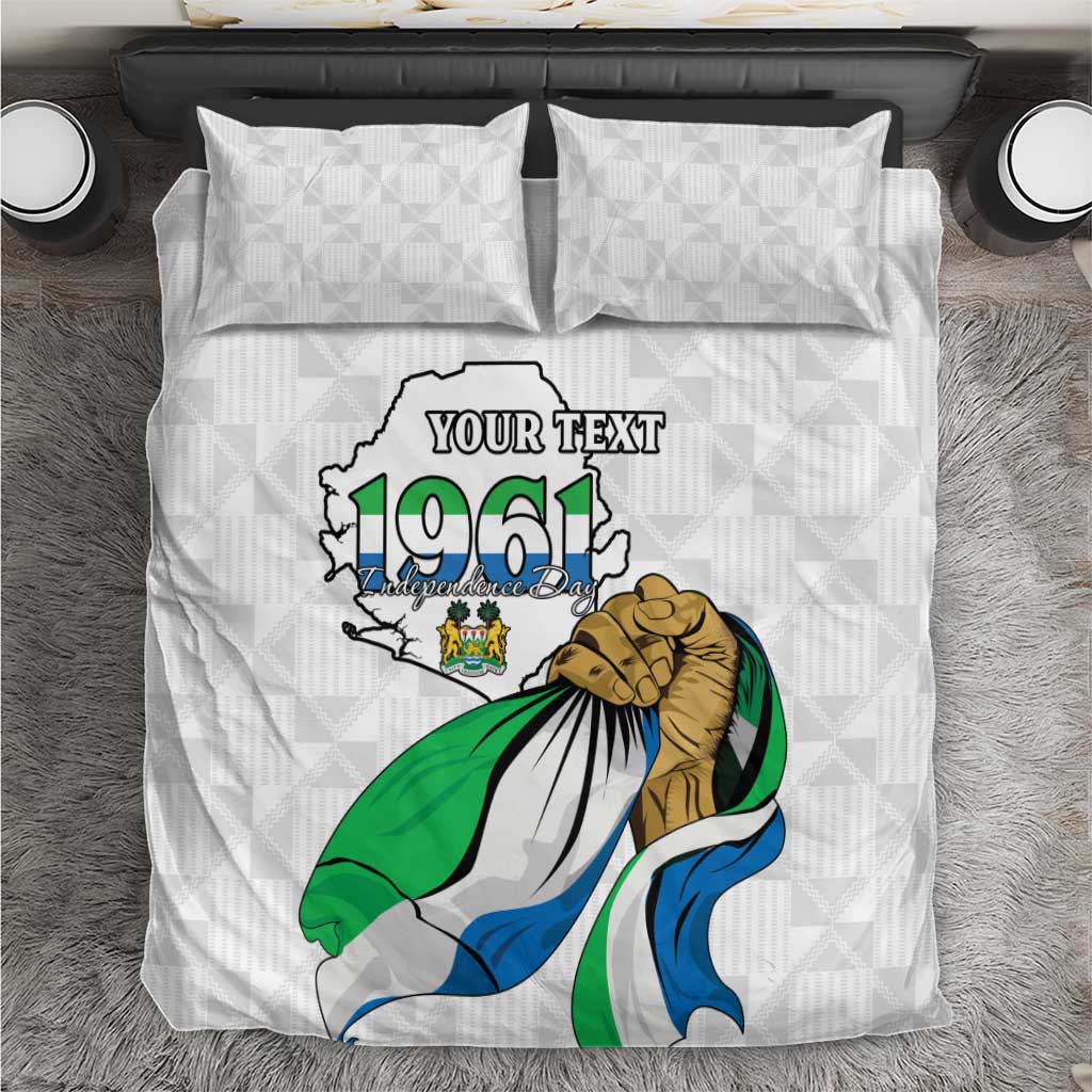 Personalised Happy Independence Sierra Leone Bedding Set April 27th
