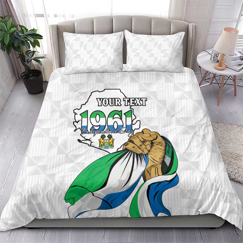Personalised Happy Independence Sierra Leone Bedding Set April 27th