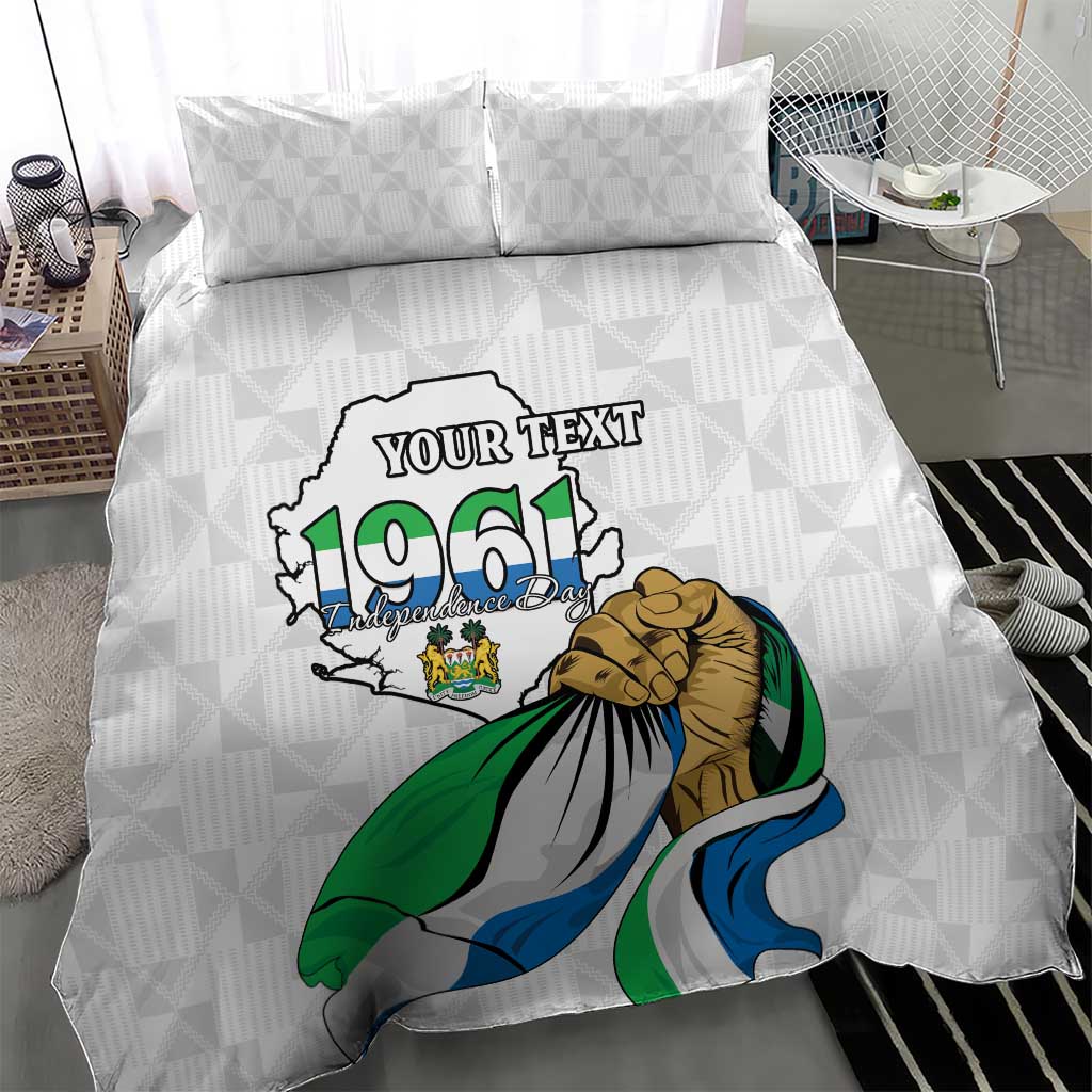 Personalised Happy Independence Sierra Leone Bedding Set April 27th
