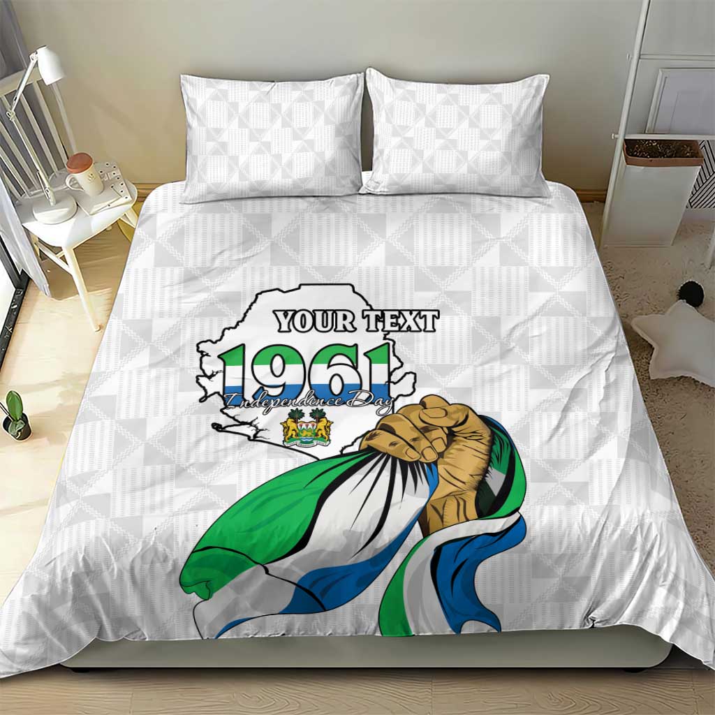 Personalised Happy Independence Sierra Leone Bedding Set April 27th