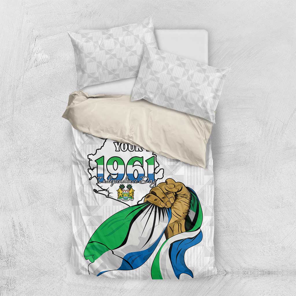 Personalised Happy Independence Sierra Leone Bedding Set April 27th