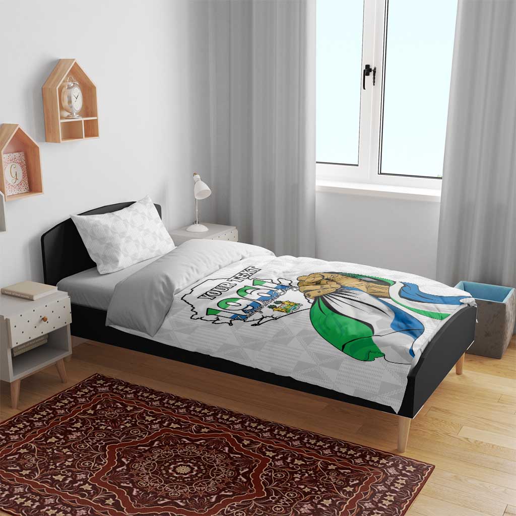 Personalised Happy Independence Sierra Leone Bedding Set April 27th