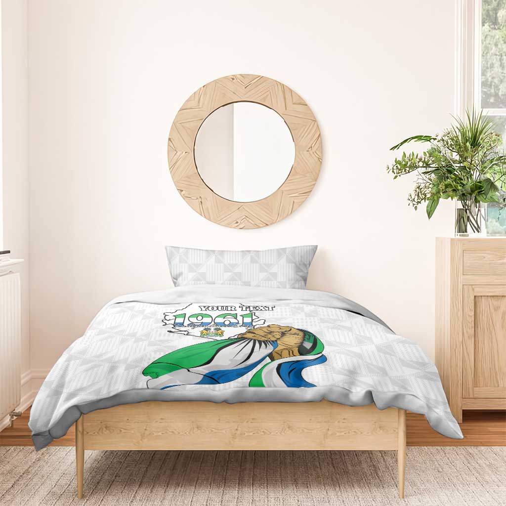 Personalised Happy Independence Sierra Leone Bedding Set April 27th