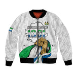 Personalised Happy Independence Sierra Leone Bomber Jacket April 27th
