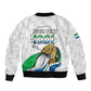 Personalised Happy Independence Sierra Leone Bomber Jacket April 27th