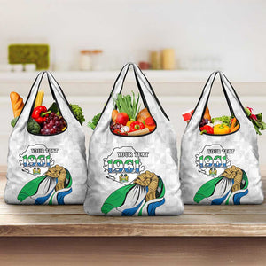 Personalised Happy Independence Sierra Leone Grocery Bag April 27th