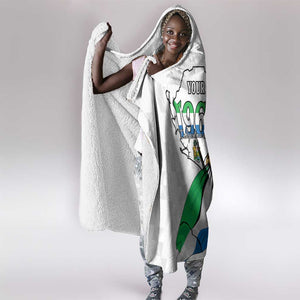 Personalised Happy Independence Sierra Leone Hooded Blanket April 27th