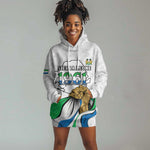 Personalised Happy Independence Sierra Leone Hoodie Dress April 27th