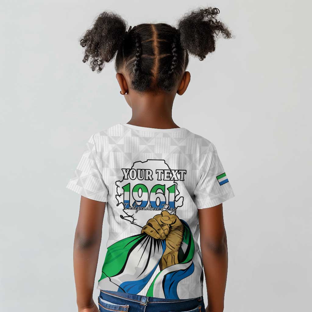 Personalised Happy Independence Sierra Leone Kid T shirt April 27th