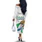 Personalised Happy Independence Sierra Leone Off The Shoulder Long Sleeve Dress April 27th