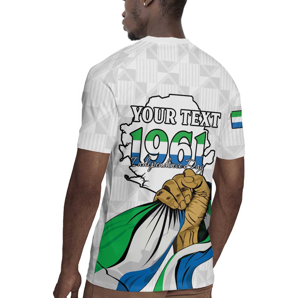 Personalised Happy Independence Sierra Leone Rugby Jersey April 27th