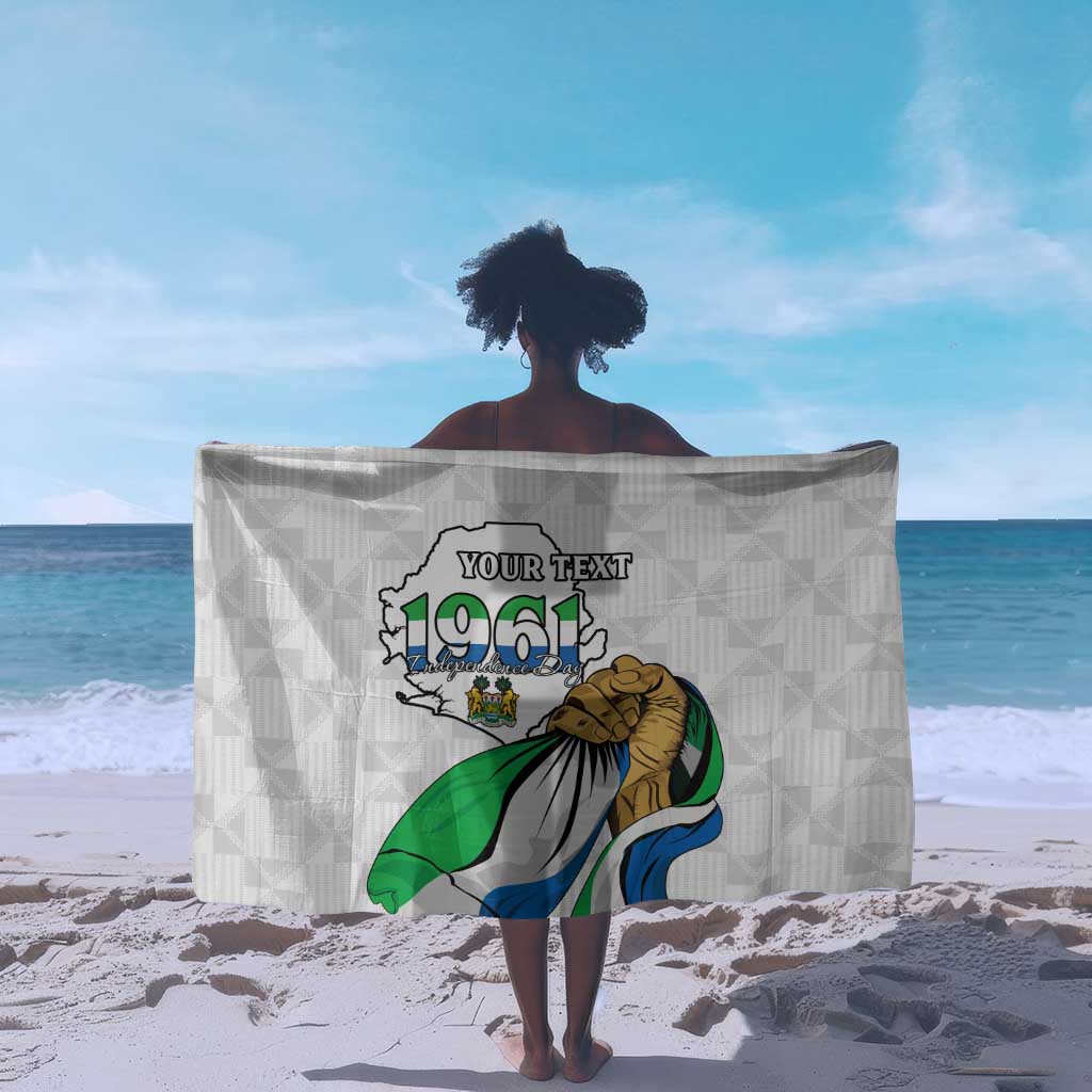 Personalised Happy Independence Sierra Leone Sarong April 27th