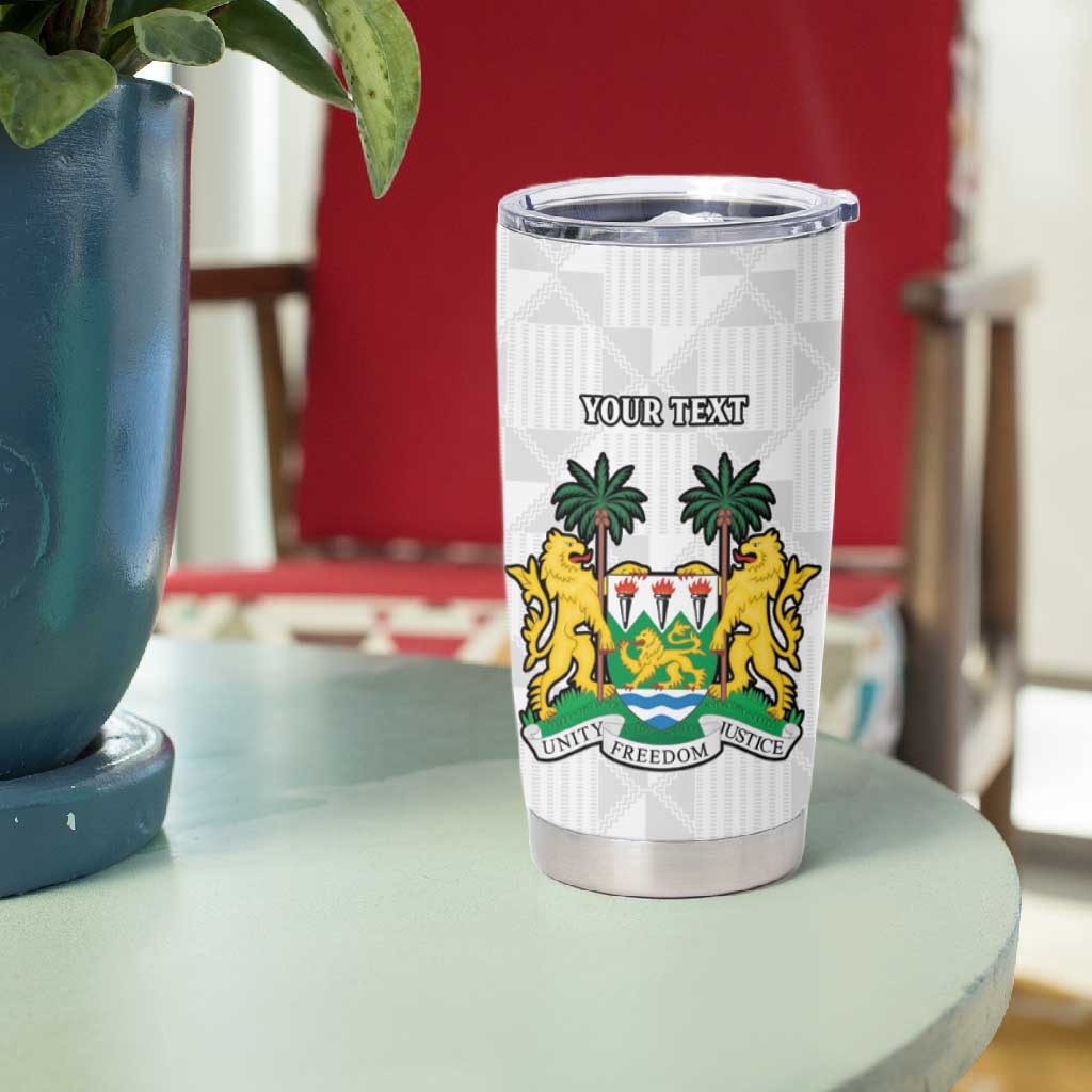 Personalised Happy Independence Sierra Leone Tumbler Cup April 27th
