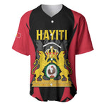Personalised First Empire Of Haiti Baseball Jersey Coat Of Arms Sporty Style