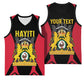 Personalised First Empire Of Haiti Basketball Jersey Coat Of Arms Sporty Style LT15