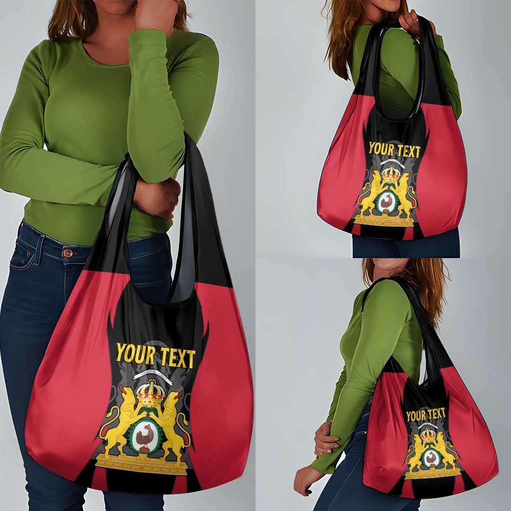 Personalised First Empire Of Haiti Grocery Bag Coat Of Arms Sporty Style