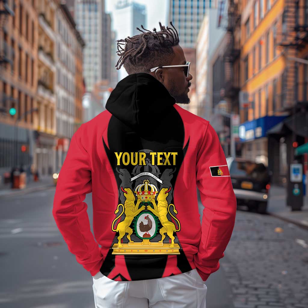 Personalised First Empire Of Haiti Hoodie Coat Of Arms Sporty Style