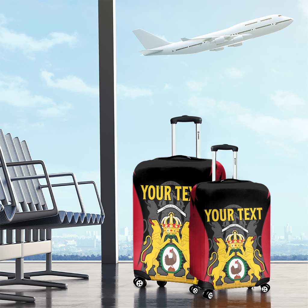 Personalised First Empire Of Haiti Luggage Cover Coat Of Arms Sporty Style