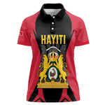 Personalised First Empire Of Haiti Women Polo Shirt Coat Of Arms Sporty Style