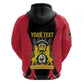 Personalised First Empire Of Haiti Zip Hoodie Coat Of Arms Sporty Style