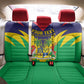 Personalised Republique de Maurice Back Car Seat Cover Coat Of Arms Flag Style