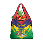 Personalised Republique de Maurice Grocery Bag Coat Of Arms Flag Style