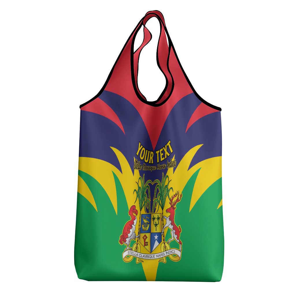 Personalised Republique de Maurice Grocery Bag Coat Of Arms Flag Style