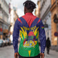 Personalised Republique de Maurice Long Sleeve Button Shirt Coat Of Arms Flag Style