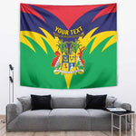 Personalised Republique de Maurice Tapestry Coat Of Arms Flag Style