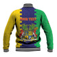 Personalised Republique de Maurice Baseball Jacket Stella Clavisque Maris Indici