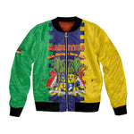 Personalised Republique de Maurice Bomber Jacket Stella Clavisque Maris Indici