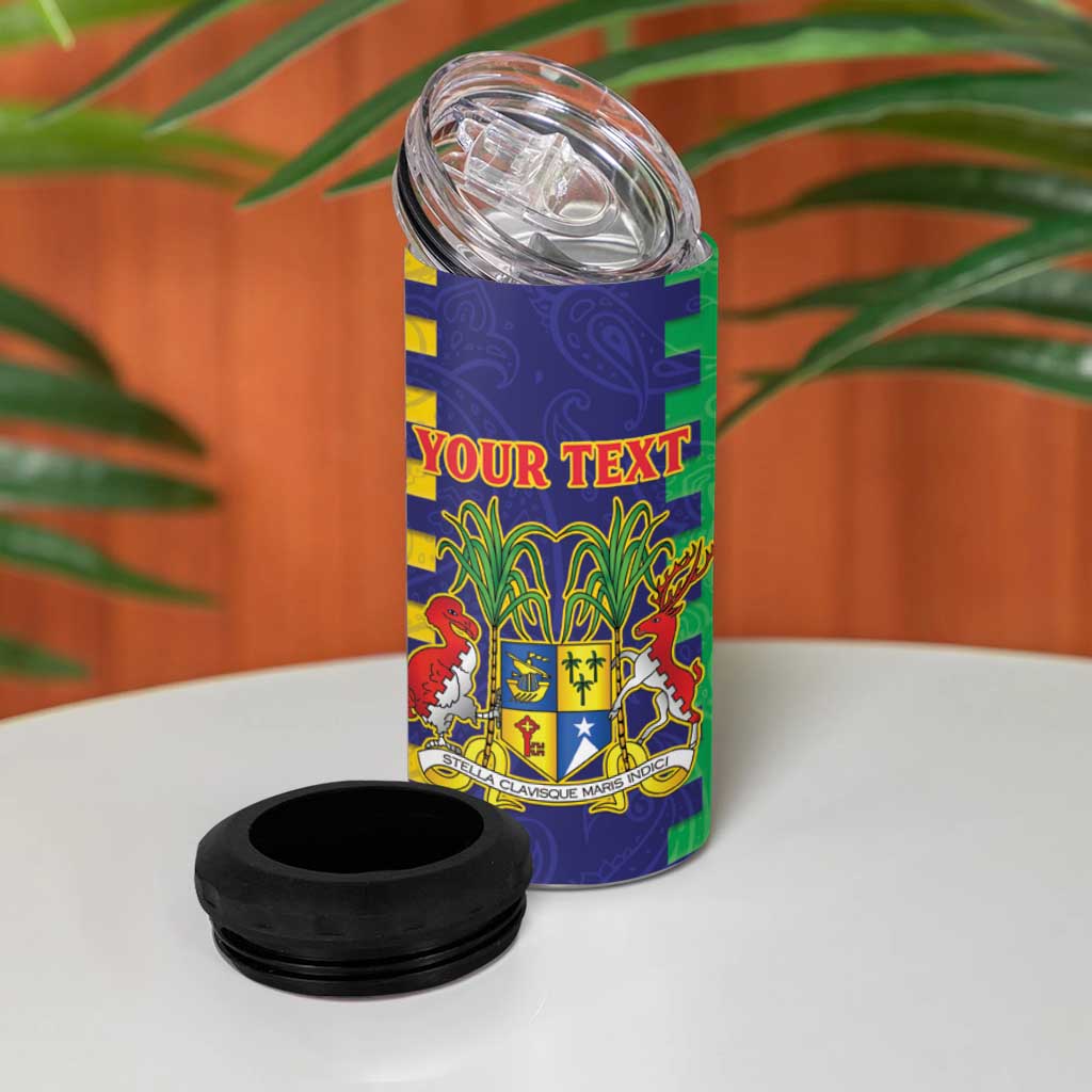 Personalised Republique de Maurice 4 in 1 Can Cooler Tumbler Stella Clavisque Maris Indici