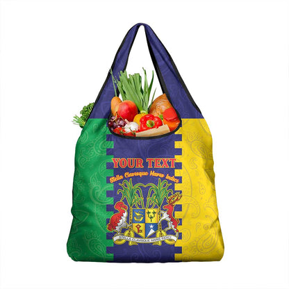 Personalised Republique de Maurice Grocery Bag Stella Clavisque Maris Indici
