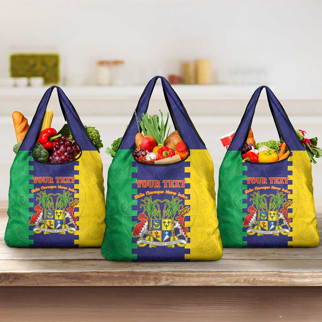 Personalised Republique de Maurice Grocery Bag Stella Clavisque Maris Indici