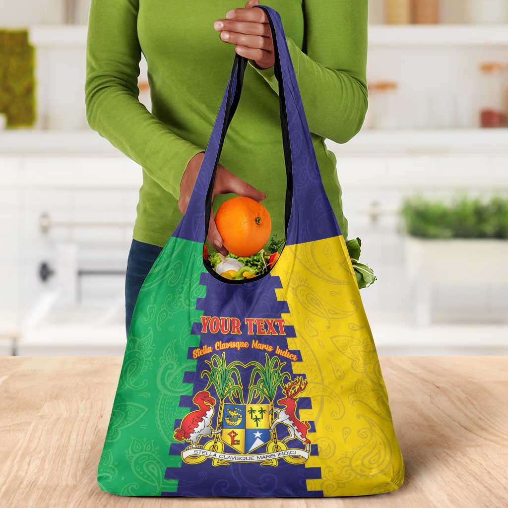 Personalised Republique de Maurice Grocery Bag Stella Clavisque Maris Indici