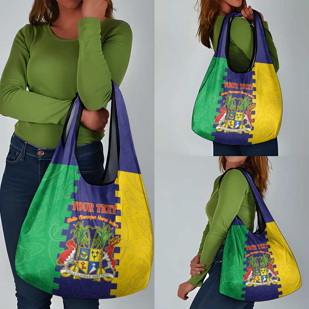 Personalised Republique de Maurice Grocery Bag Stella Clavisque Maris Indici