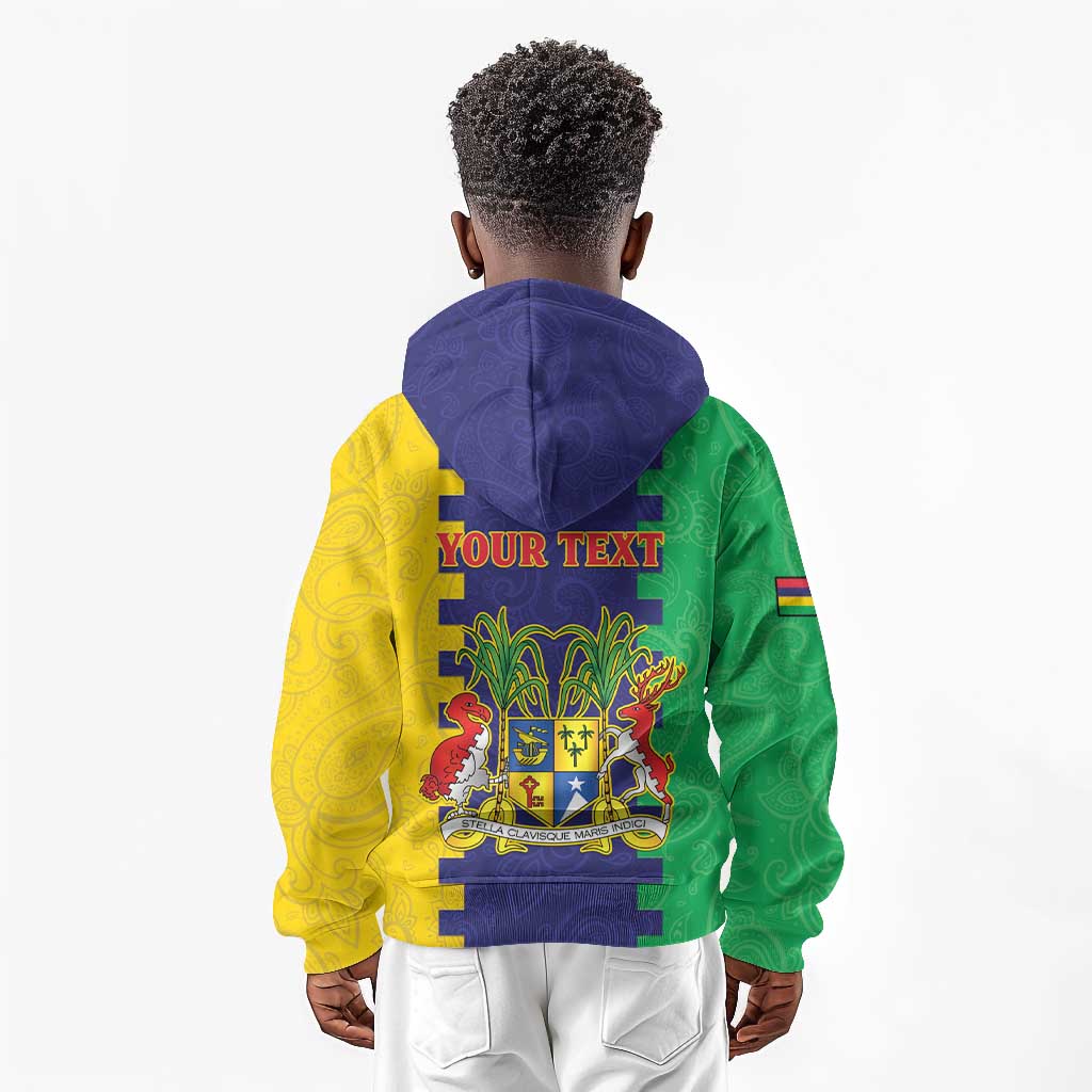 Personalised Republique de Maurice Kid Hoodie Stella Clavisque Maris Indici