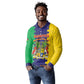 Personalised Republique de Maurice Long Sleeve Polo Shirt Stella Clavisque Maris Indici