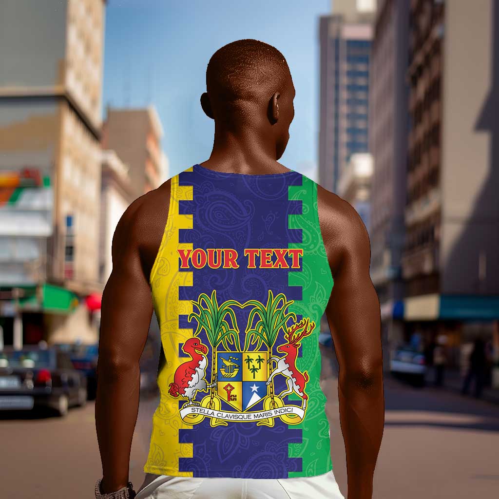 Personalised Republique de Maurice Men Tank Top Stella Clavisque Maris Indici