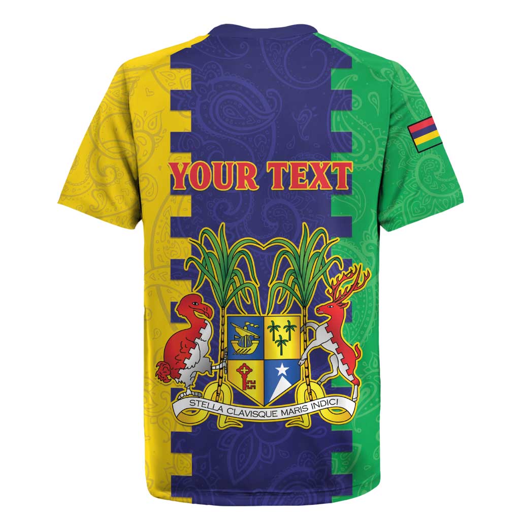 Personalised Republique de Maurice Rugby Jersey Stella Clavisque Maris Indici