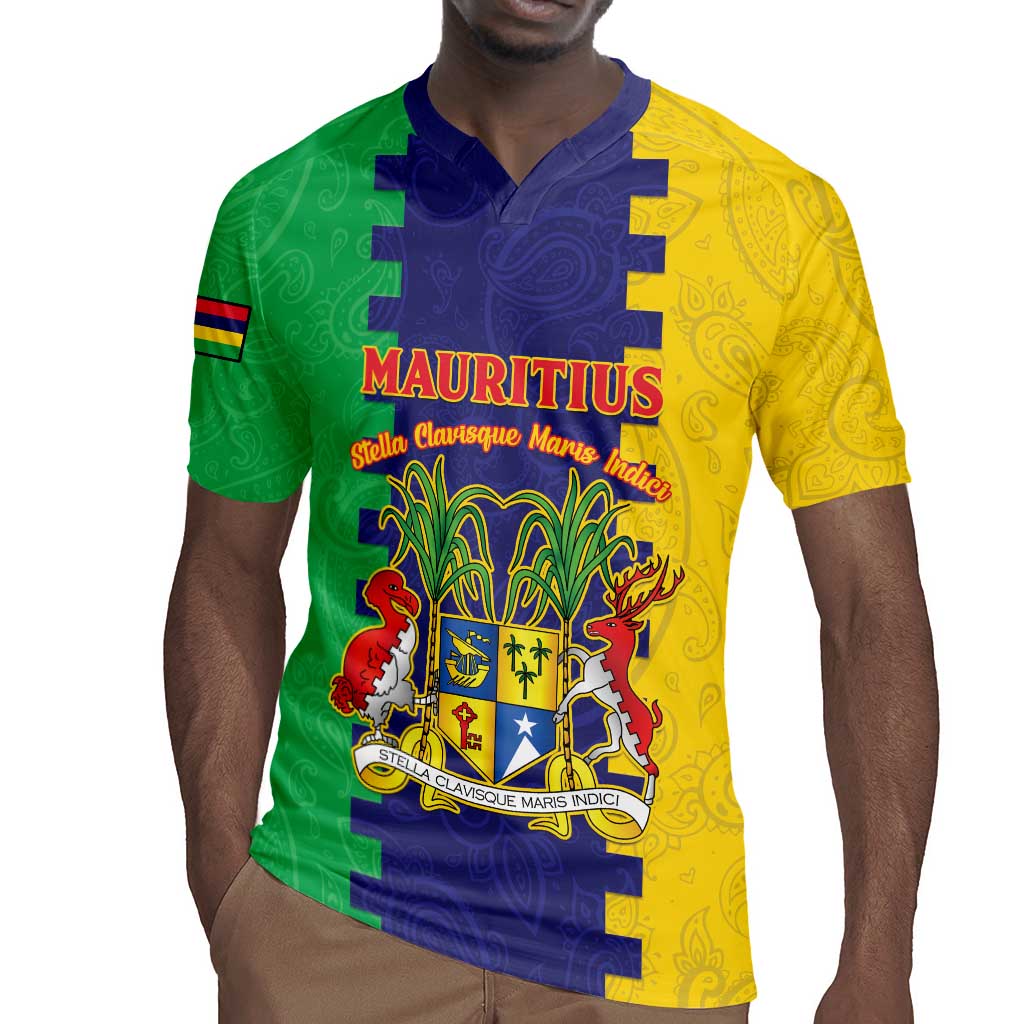 Personalised Republique de Maurice Rugby Jersey Stella Clavisque Maris Indici