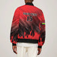 Personalised Mauritius Football Bomber Jacket Go Les Dodos Go