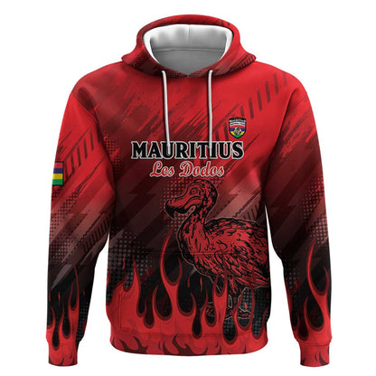Personalised Mauritius Football Hoodie Go Les Dodos Go
