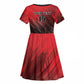 Personalised Mauritius Football Kid Short Sleeve Dress Go Les Dodos Go