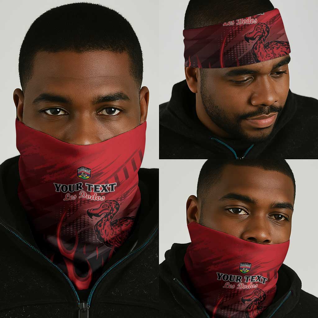 Personalised Mauritius Football Neck Gaiter Go Les Dodos Go LT15