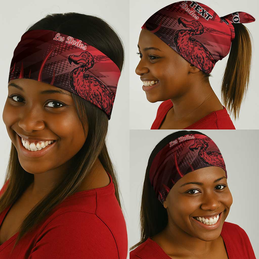 Personalised Mauritius Football Neck Gaiter Go Les Dodos Go LT15