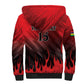 Personalised Mauritius Football Sherpa Hoodie Go Les Dodos Go