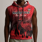 Personalised Mauritius Football Sleeveless Hoodie Go Les Dodos Go - African Pride