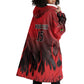 Personalised Mauritius Football Wearable Blanket Hoodie Go Les Dodos Go